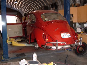 '66 VW Beetle: Rear